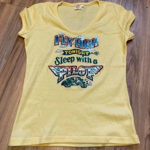 Greg Speirs VTG Foil Novelty Tshirt. Pilot, Airplane, Aeronautics, Aviation, Fly